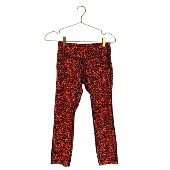 Nike Dri Fit Lotus Epic Run Crop Leggings  Leopard Women's X- Small 270 - Picture 1 of 9